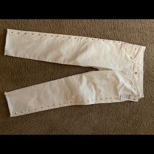 Escada white jeans